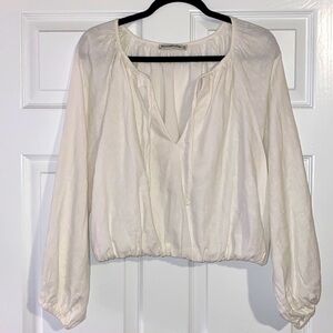 lightweight linen blouse